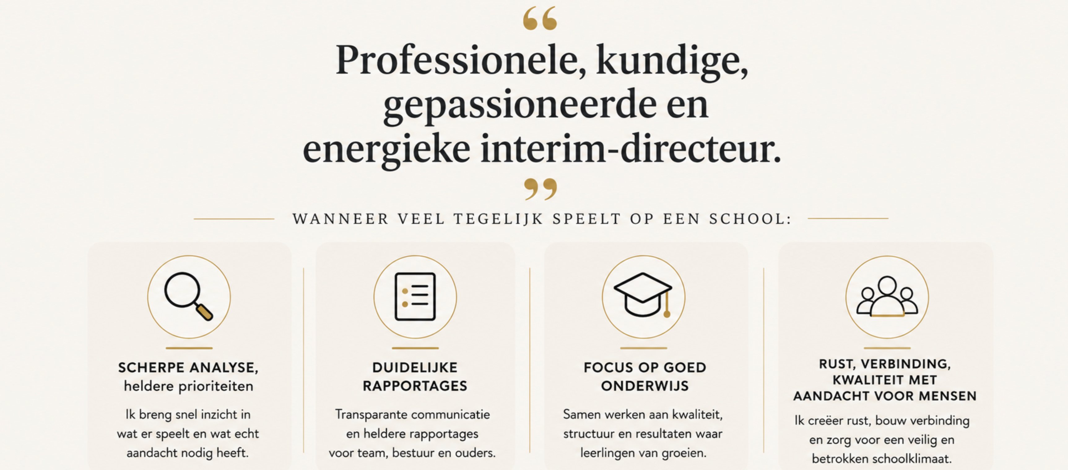 Wie gingen u voor?